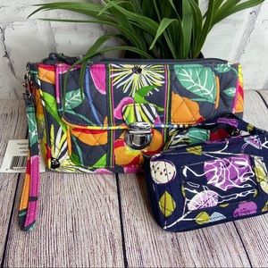NEW bundle 2 Vera Bradley wristlet clutch phone
